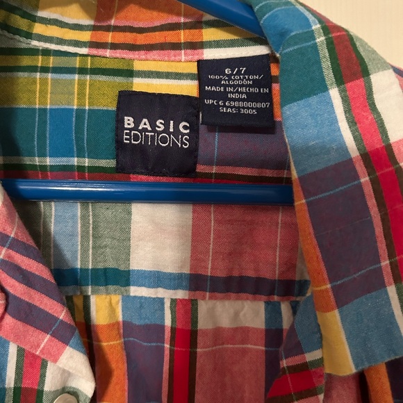 BASIC Edition Boys Button up 6/7 - Picture 2 of 2